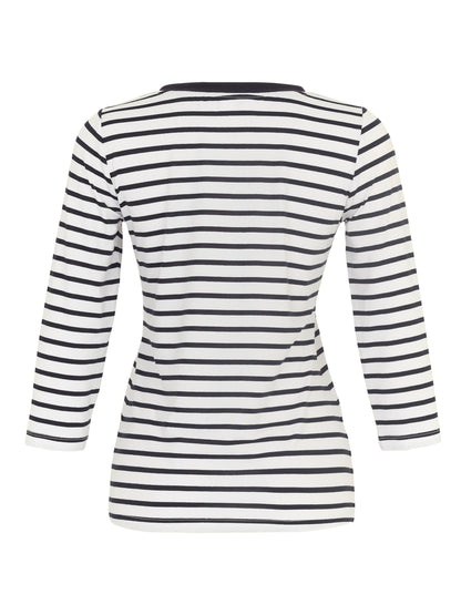 Navy Sailor Striped Top