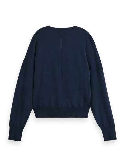 Core V-Neck Relaxed Pullover