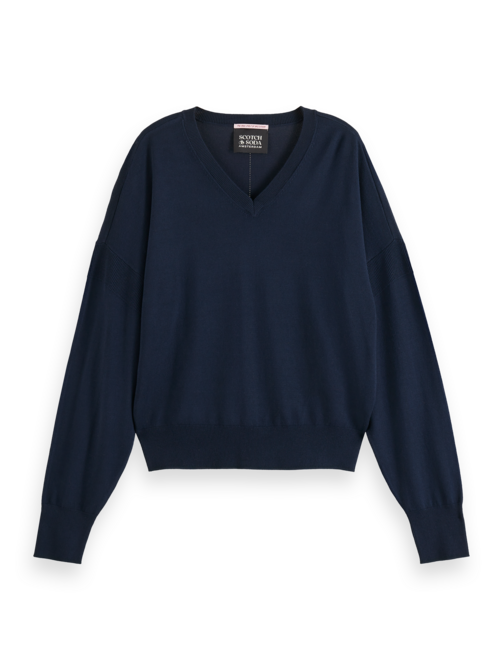 Core V-Neck Relaxed Pullover