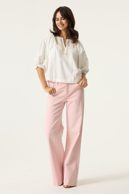 Celia 249 Wide Jean - Coral Blush