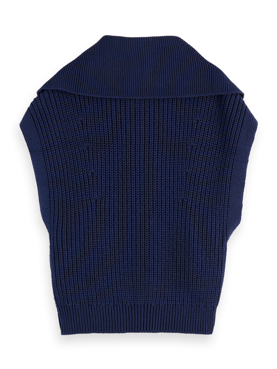 Lace Detail Half Zip Spencer