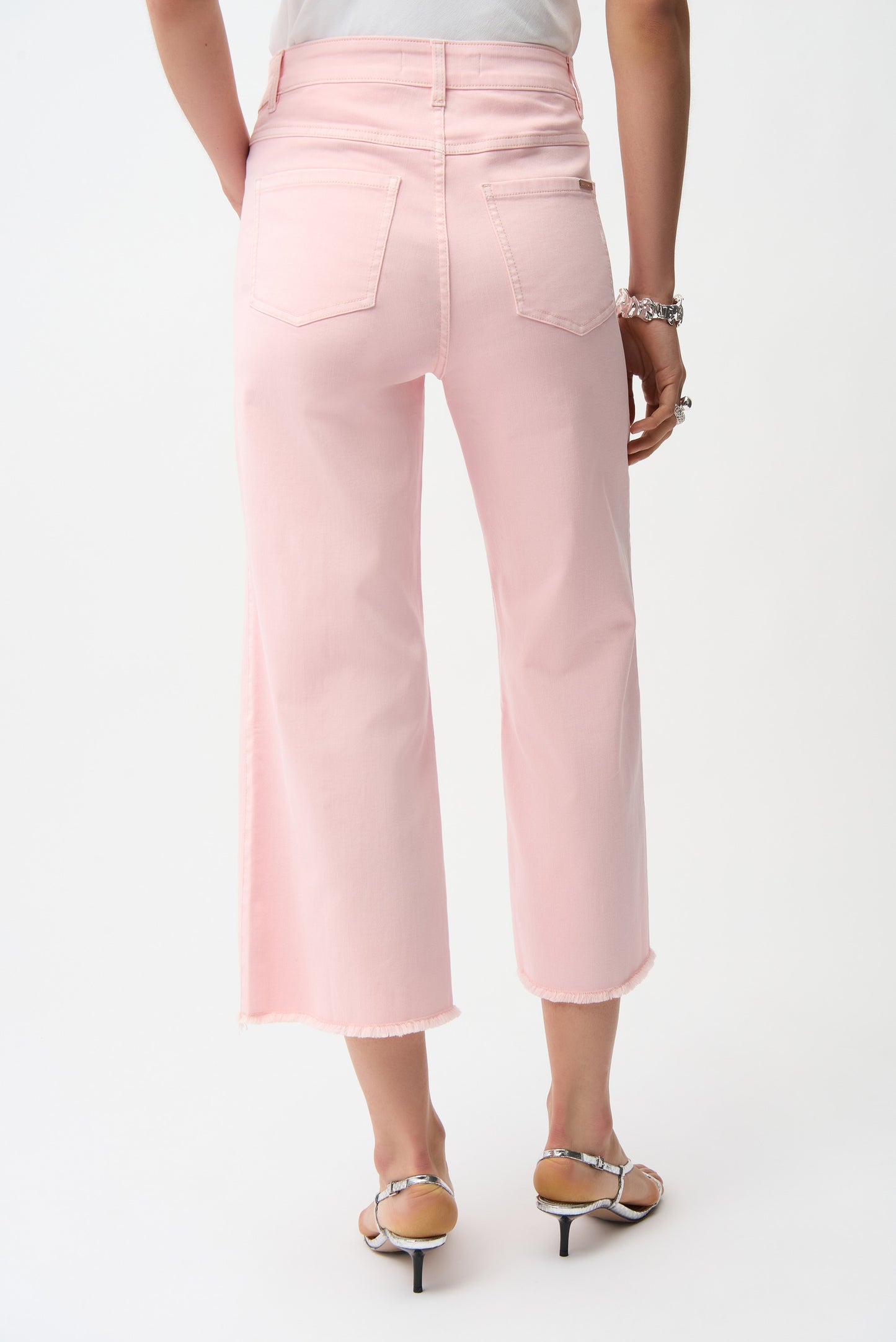 Claudia Culotte Jeans With Embellished Front Seam