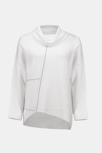 Sweater Knit Asymmetrical Pullover