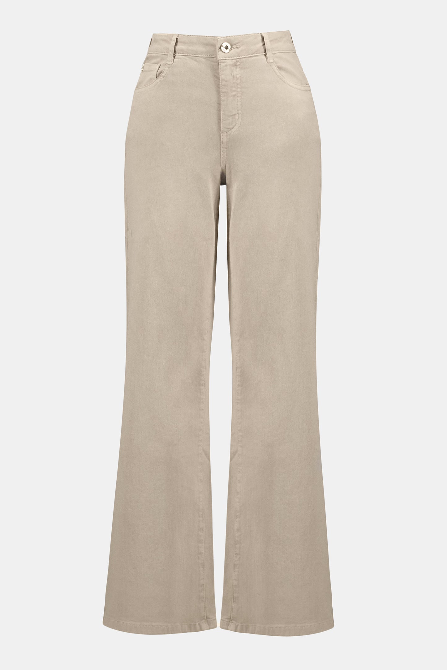 Goldie Classic Wide-Leg Stretch Denim Jeans