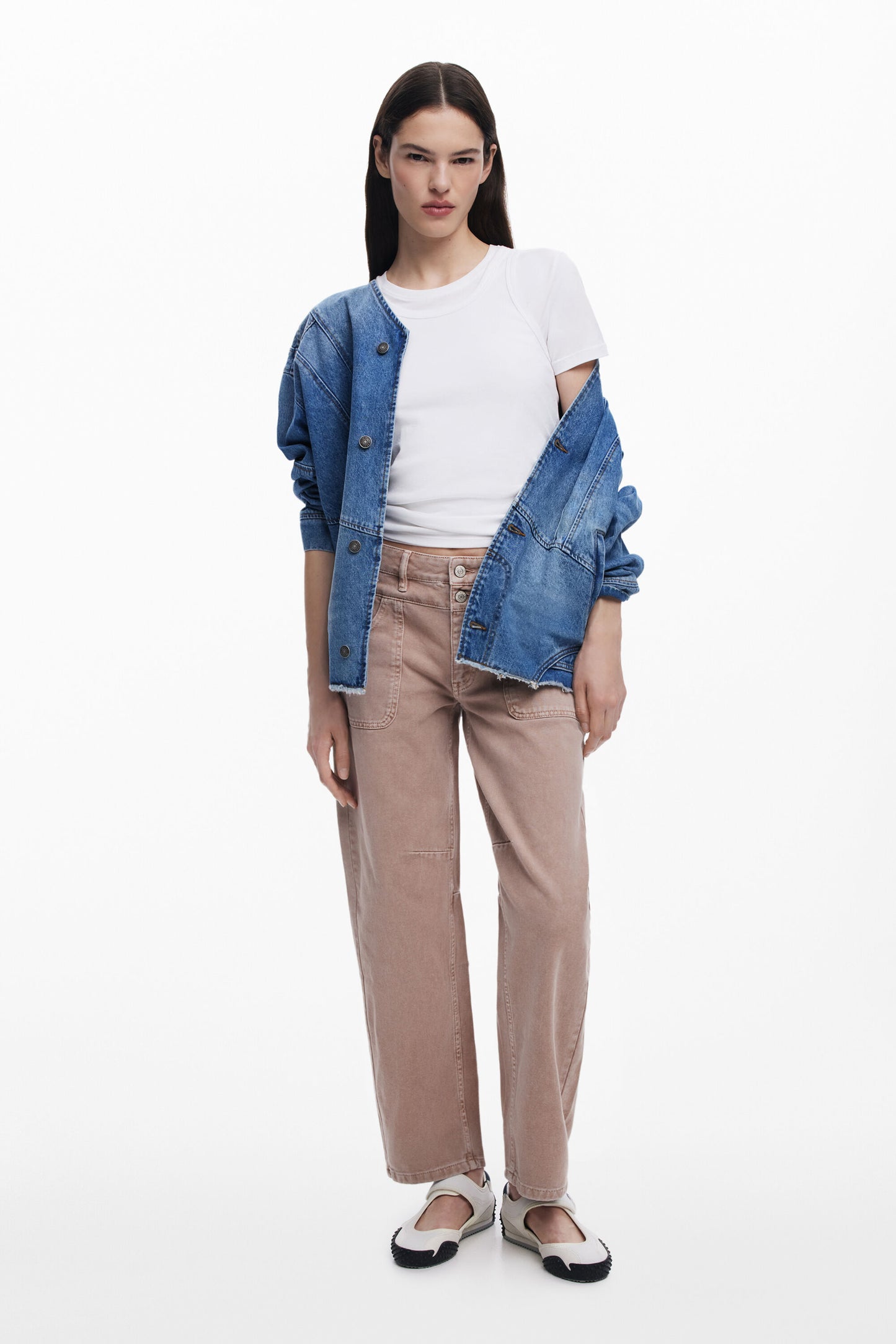 Balloon Jeans with Double Waist
