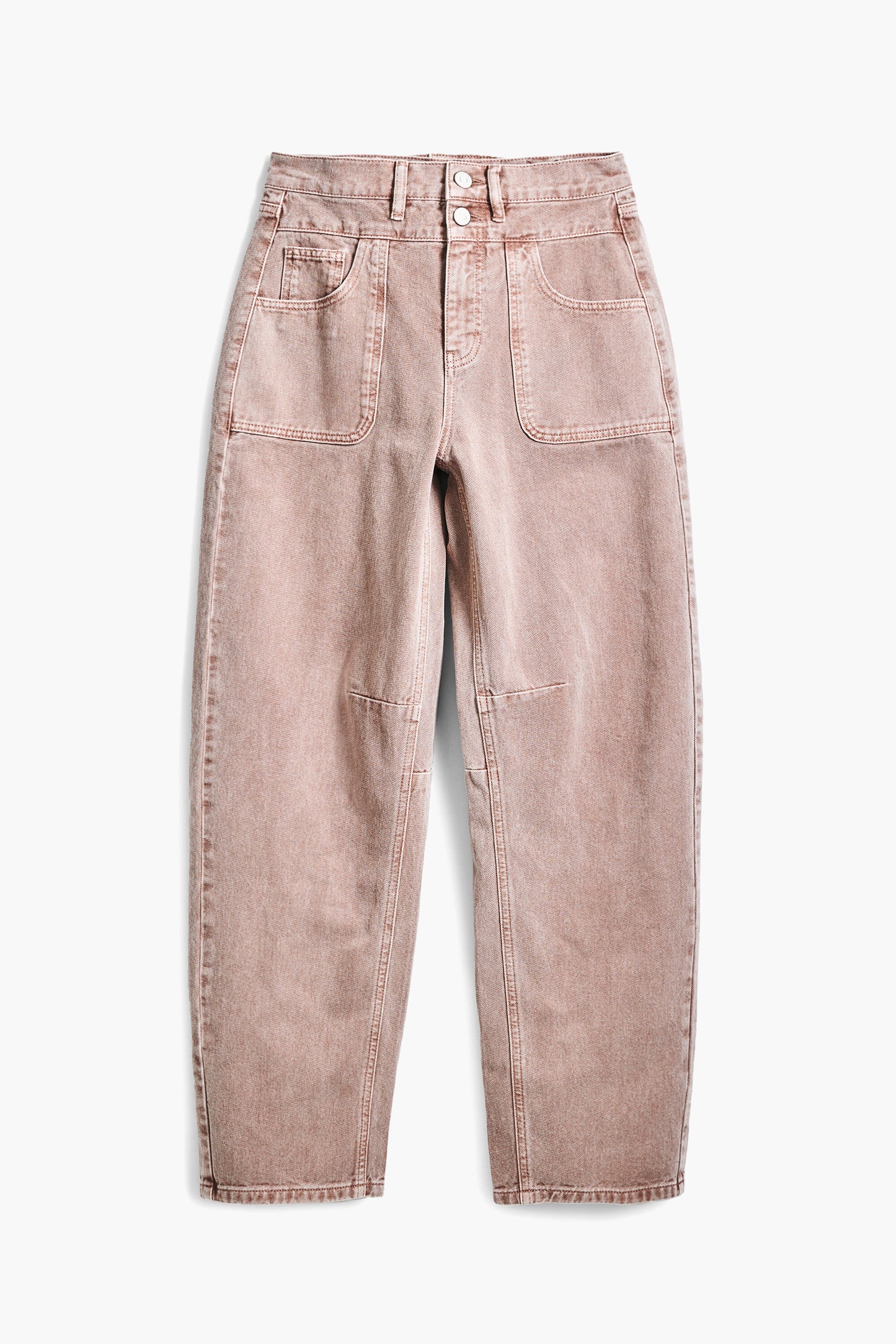 Balloon Jeans with Double Waist
