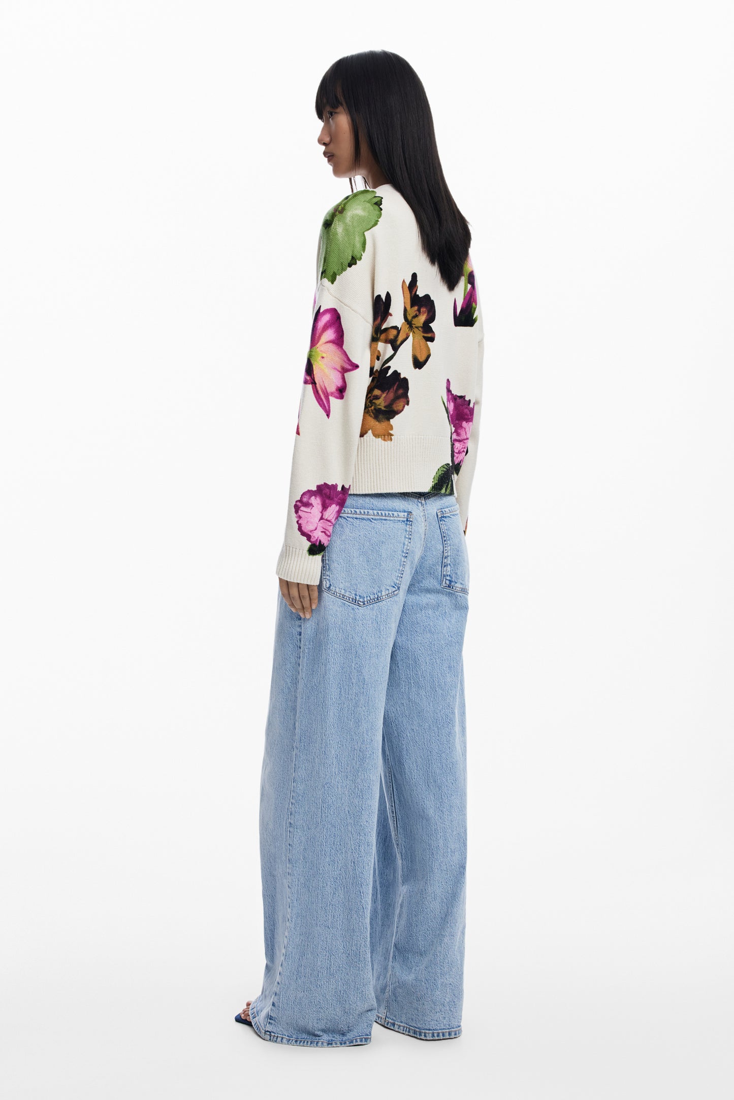 Floral Print Cardigan