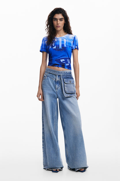 Signal Print T-Shirt