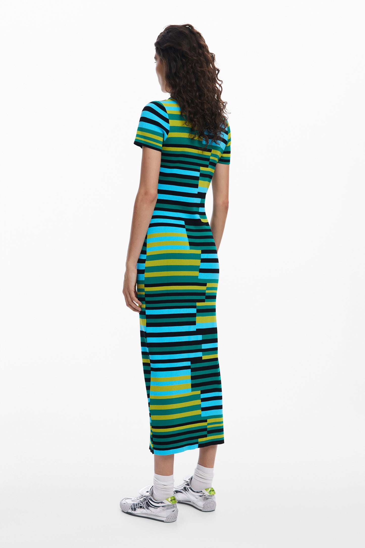 Stripped Long Dress