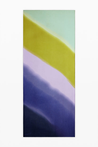 Rectangular Striped Scarf