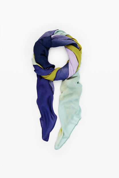 Rectangular Striped Scarf