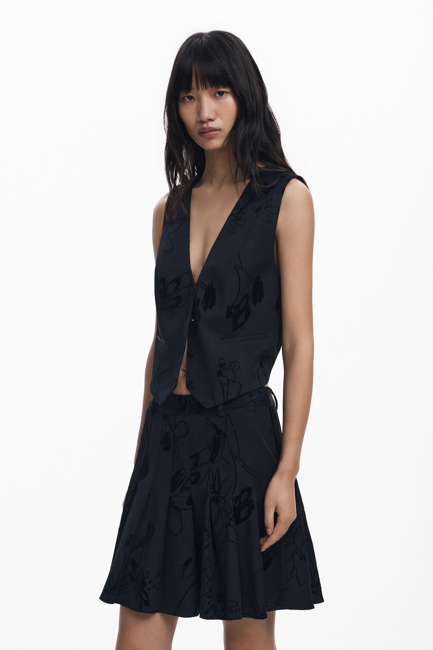 Tailor Flocked Vest