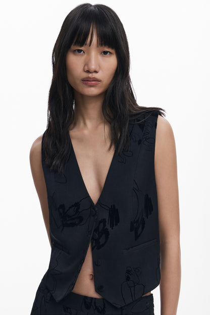 Tailor Flocked Vest