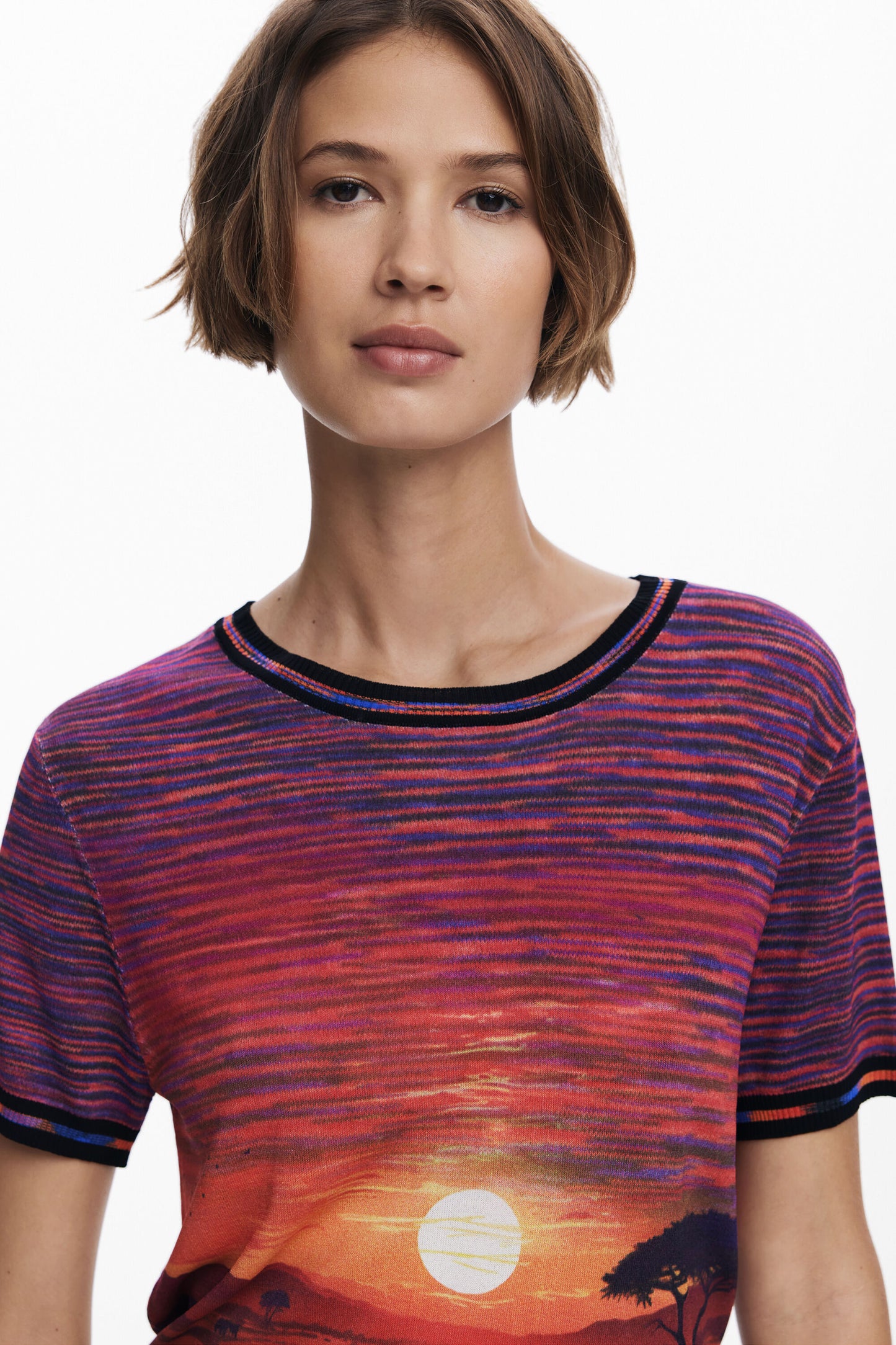 Sunset Knit T-Shirt