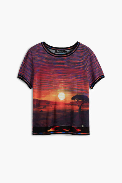 Sunset Knit T-Shirt