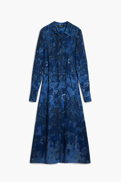 Paisley Shirt Dress