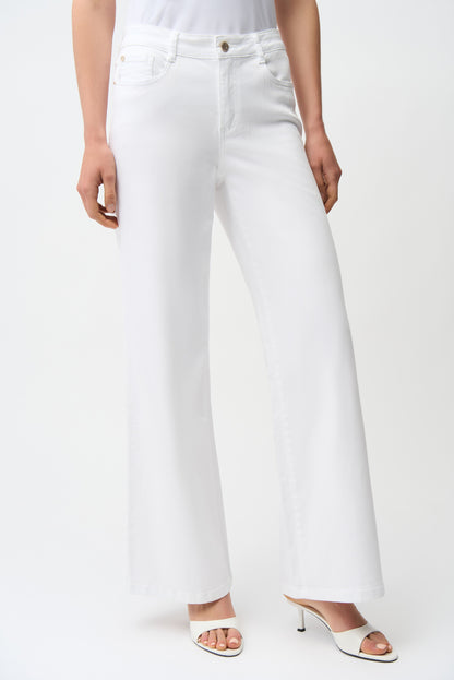 Goldie Classic Wide-Leg Stretch Jeans