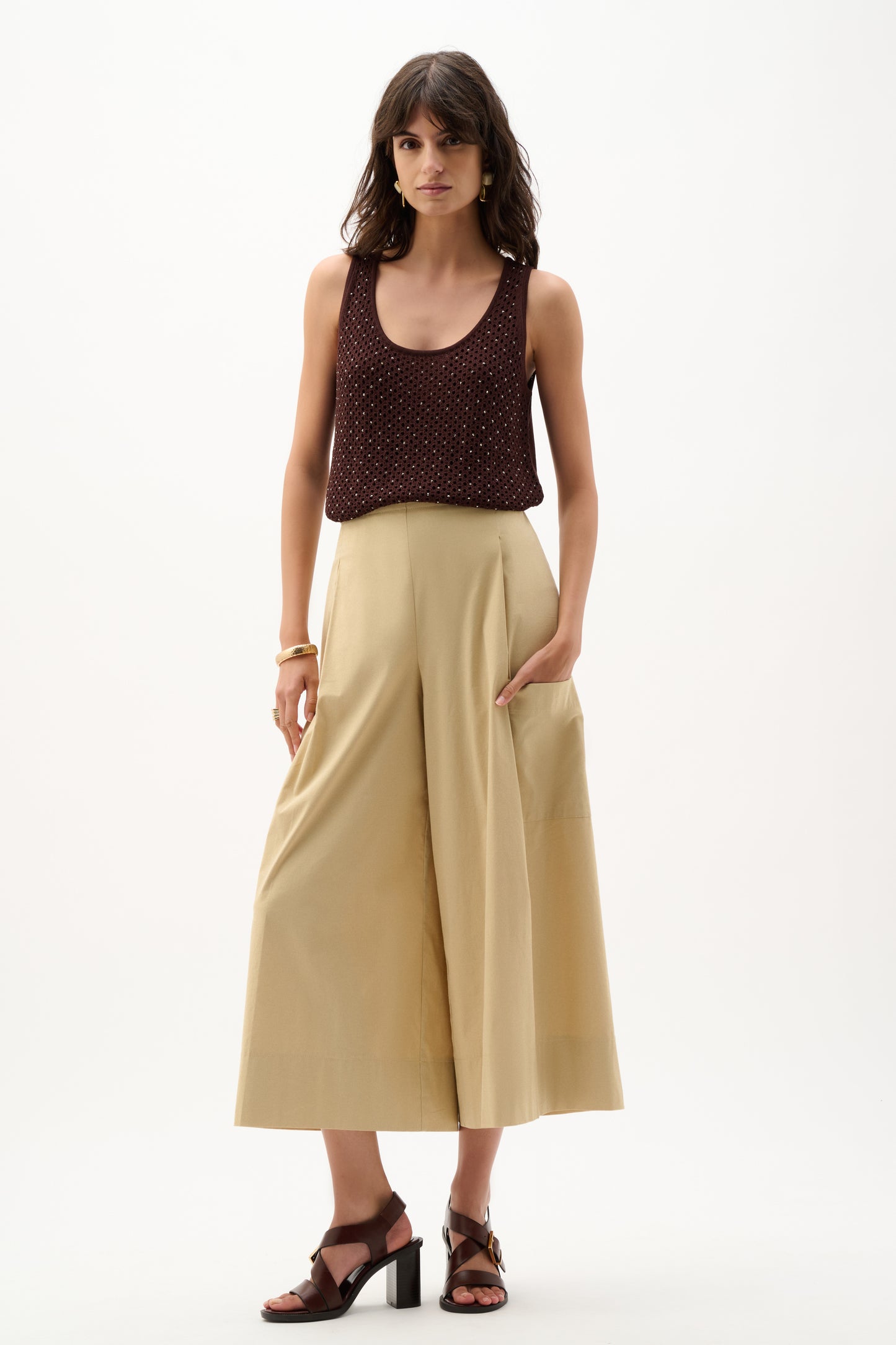 Embellished Knit Camisole