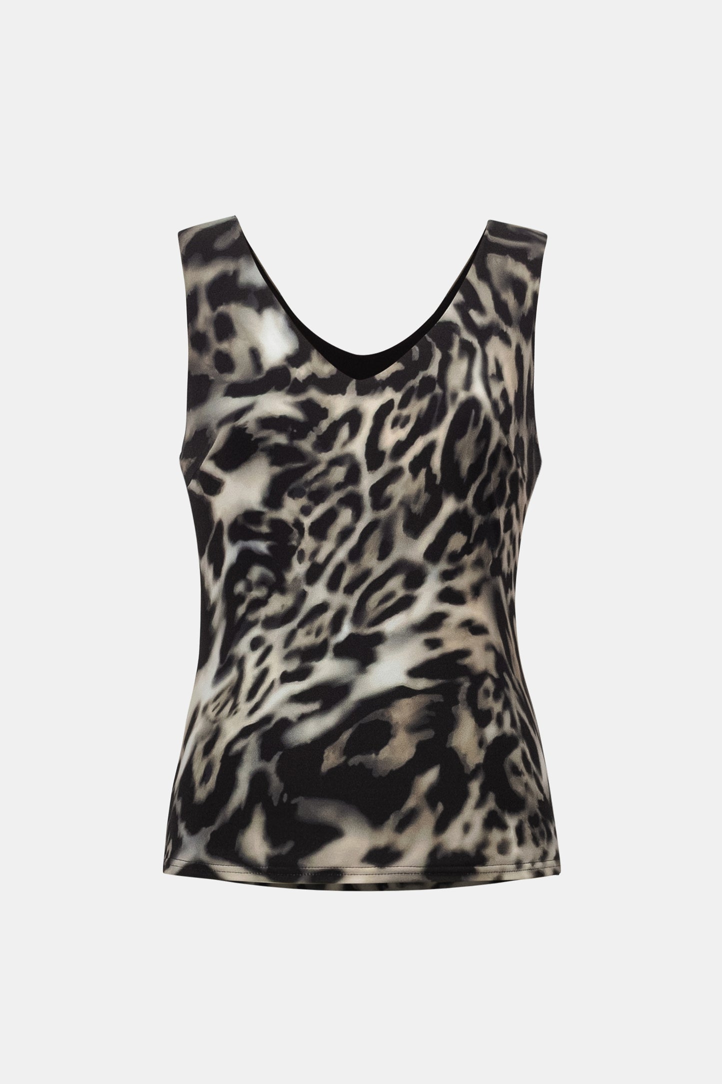 Silky Knit Animal Print Fitted Camisole