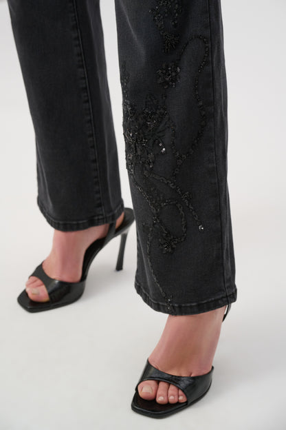 Classic Bootleg Embellished Jeans
