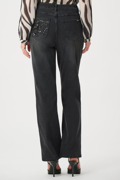 Classic Bootleg Embellished Jeans