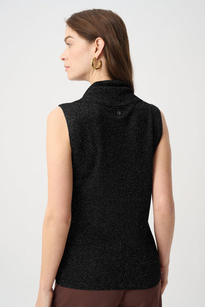 Rhinestone Cowl Neck Top