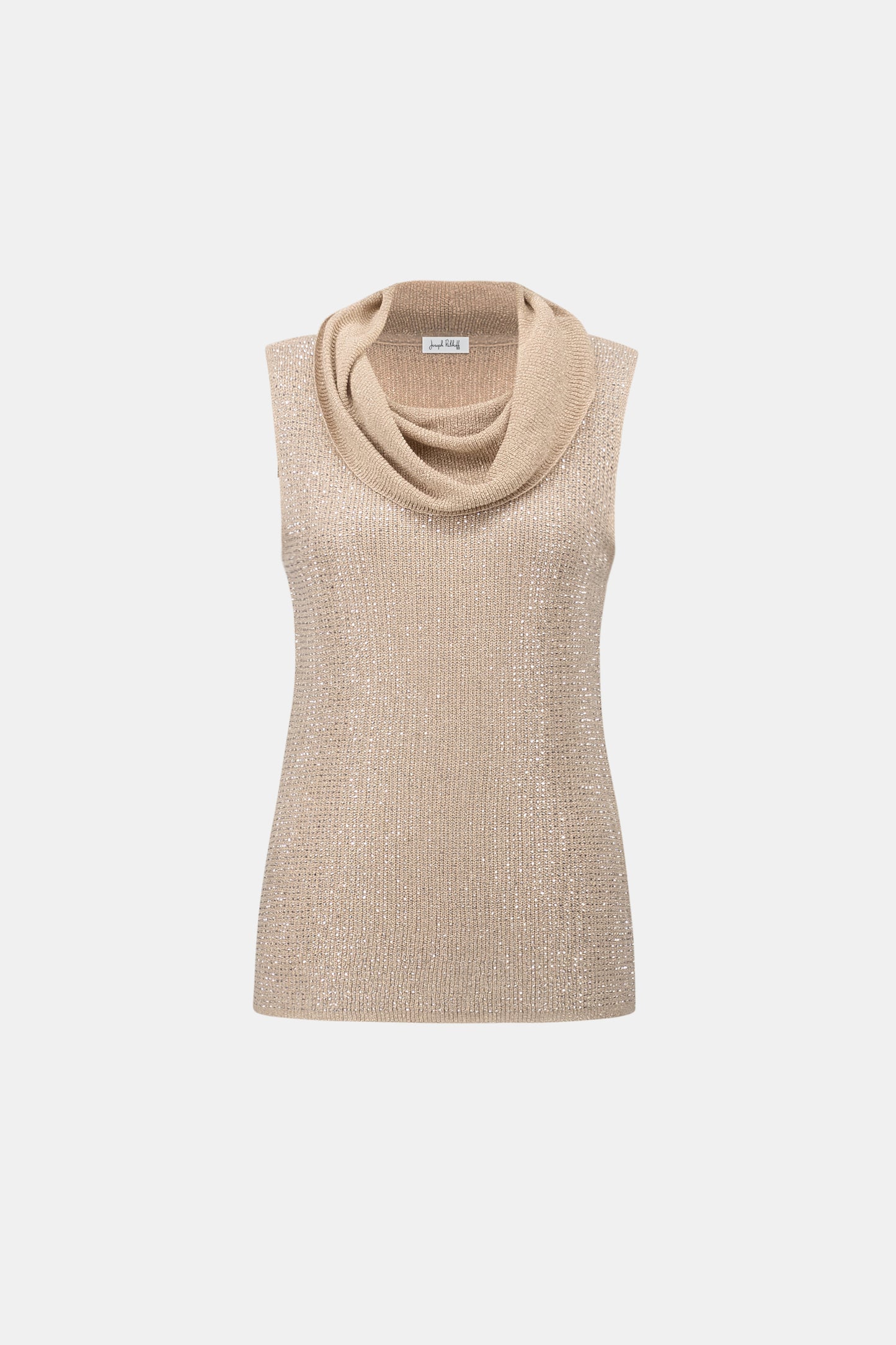 Rhinestone Cowl Neck Top