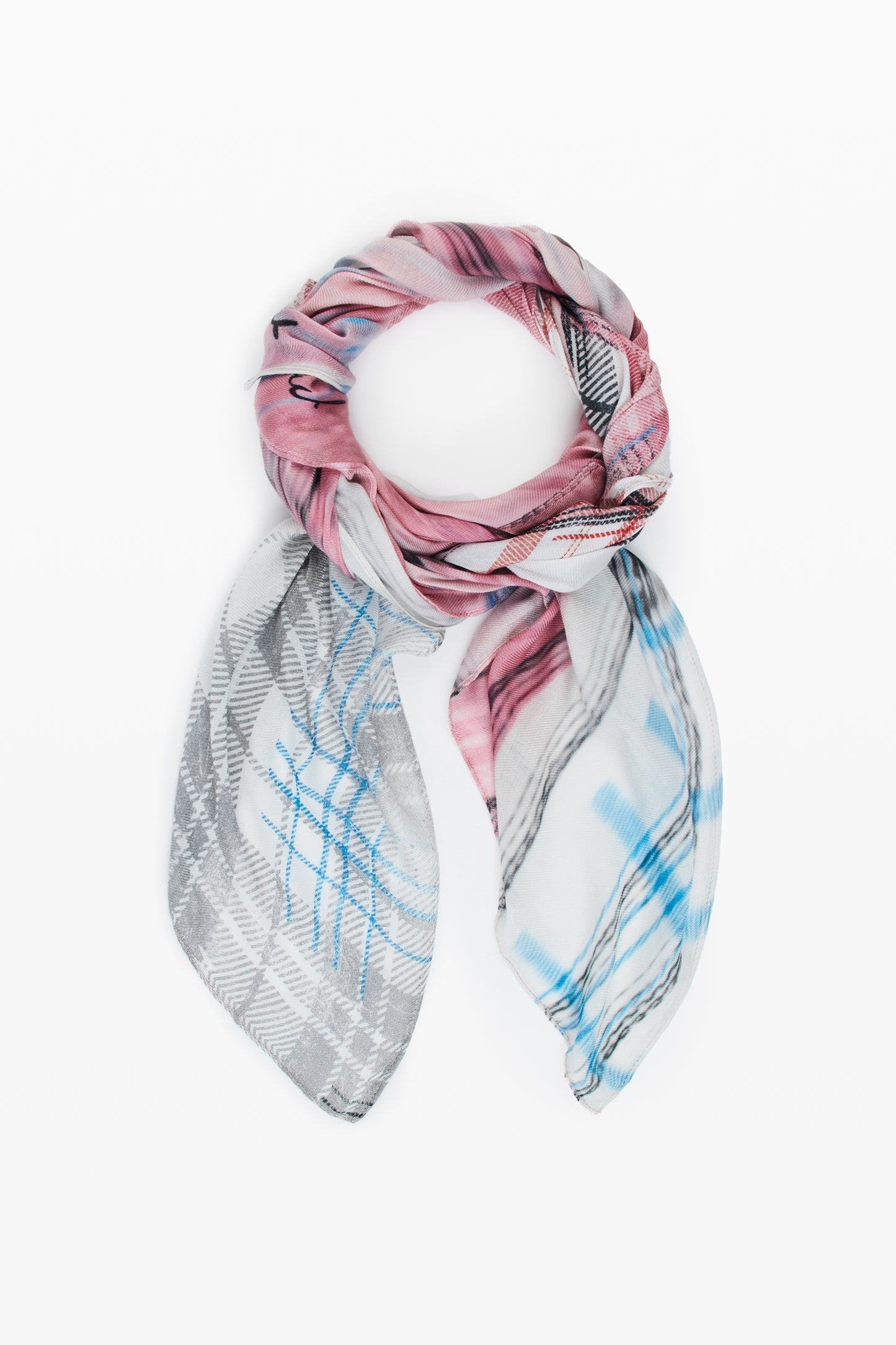 Rectangular Grunge Scarf