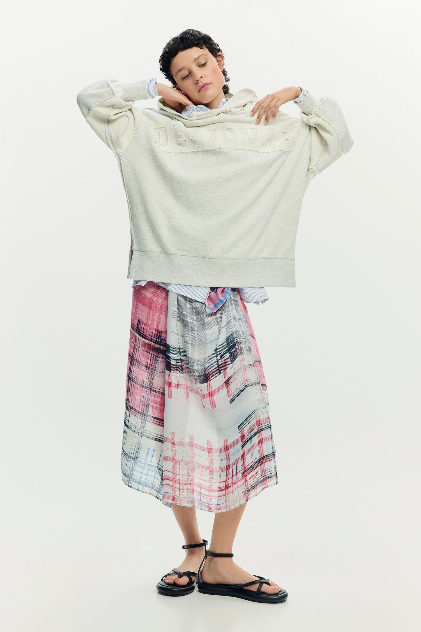 Rectangular Grunge Scarf