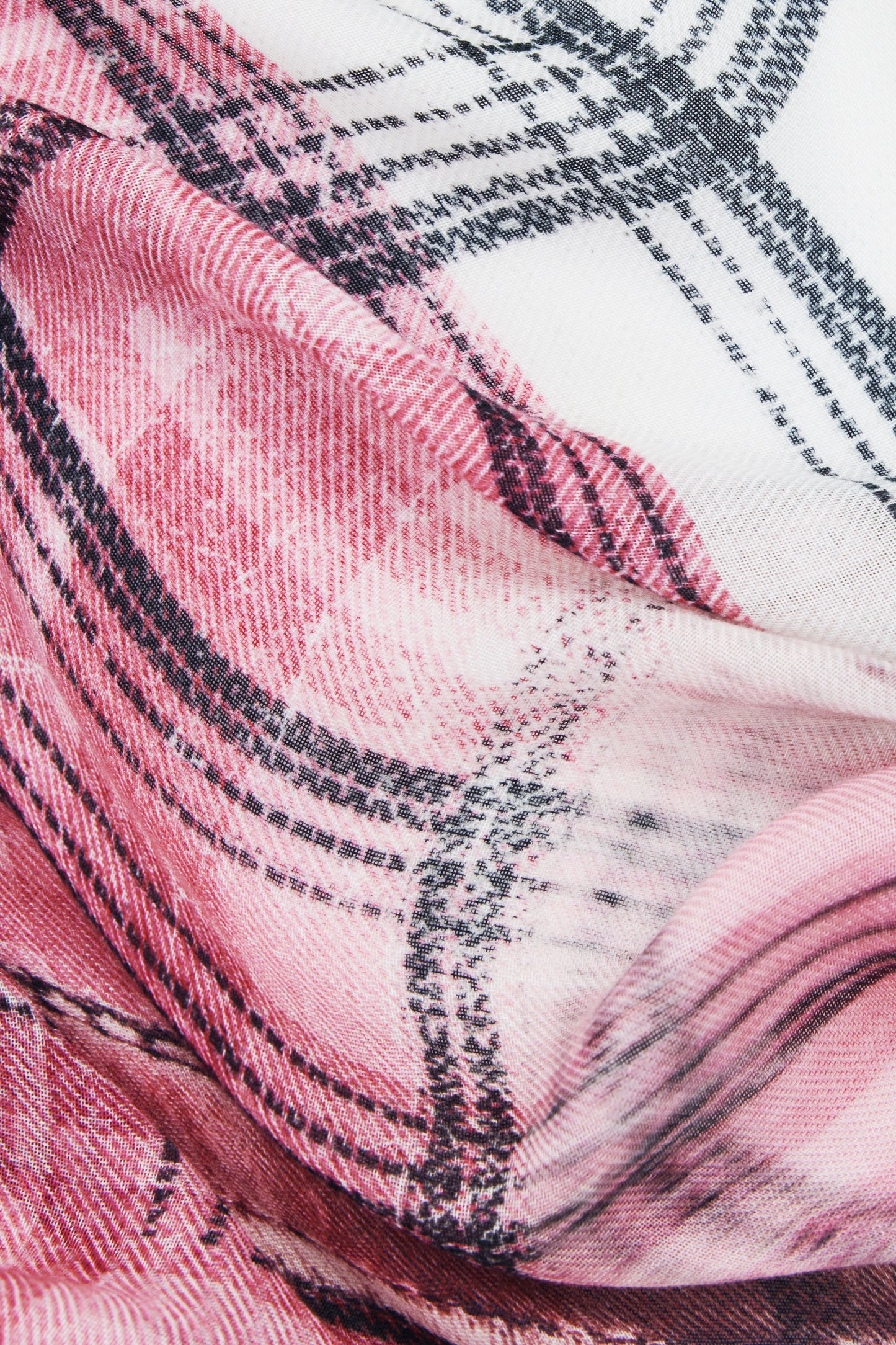 Rectangular Grunge Scarf