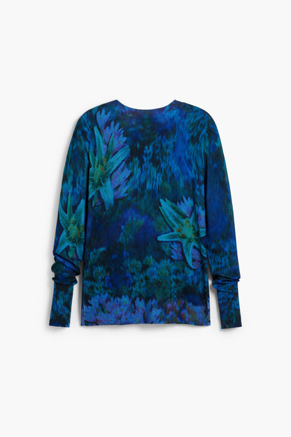 Fine Garden Flowers Sweater