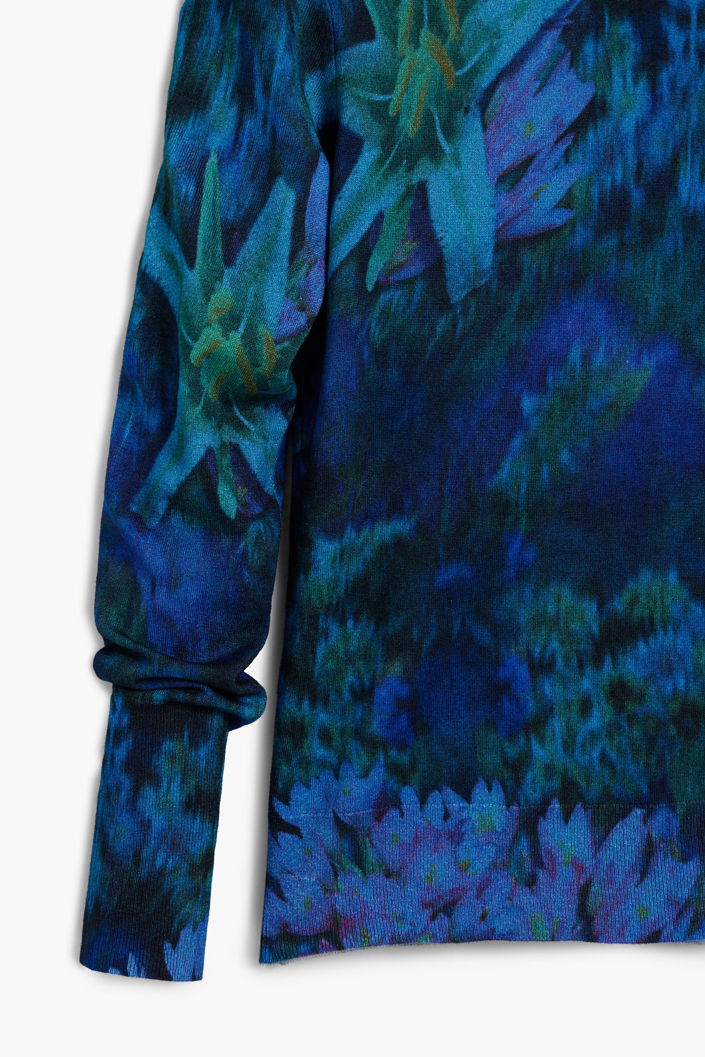 Fine Garden Flowers Sweater