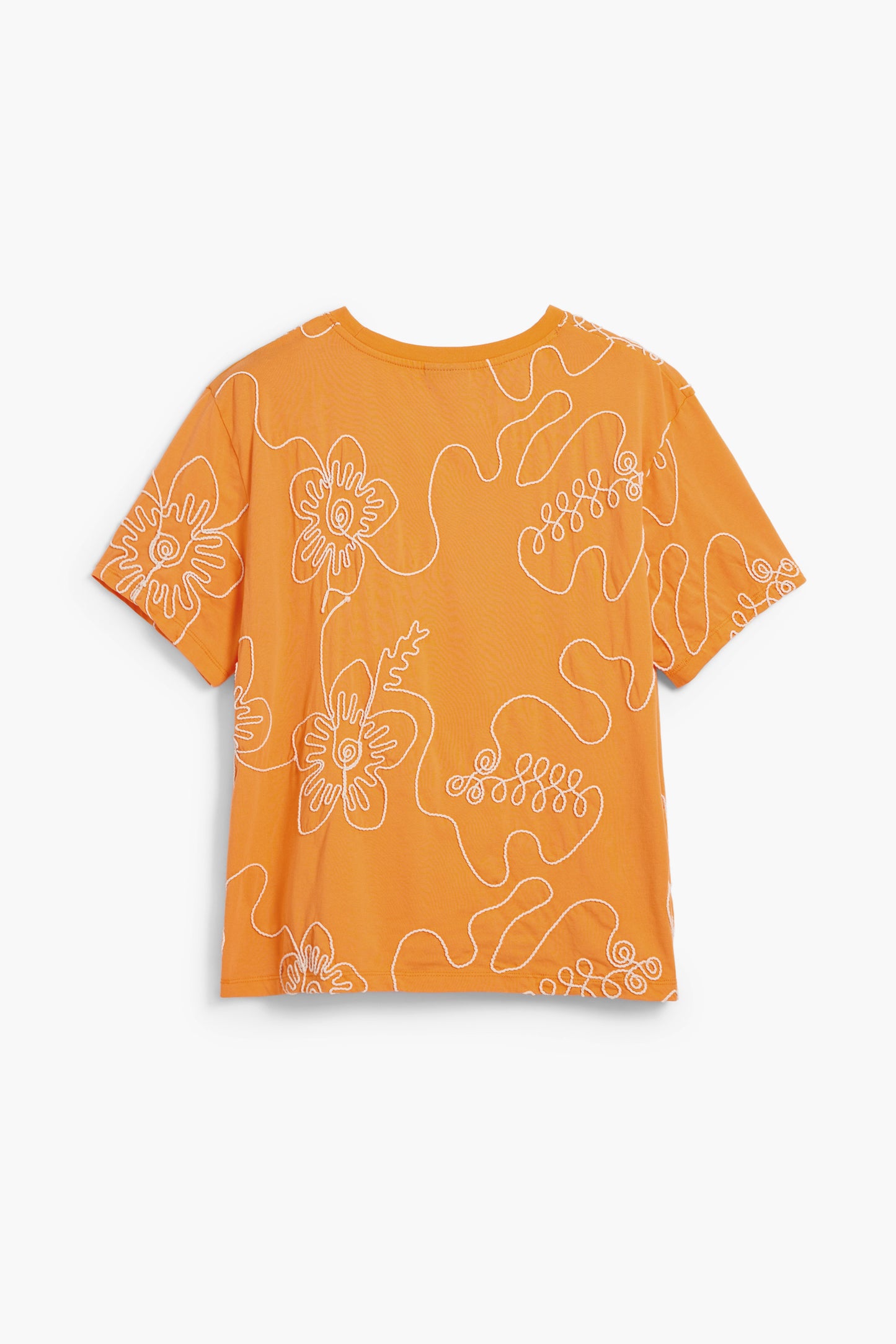 Embroidered Flowers T-Shirt