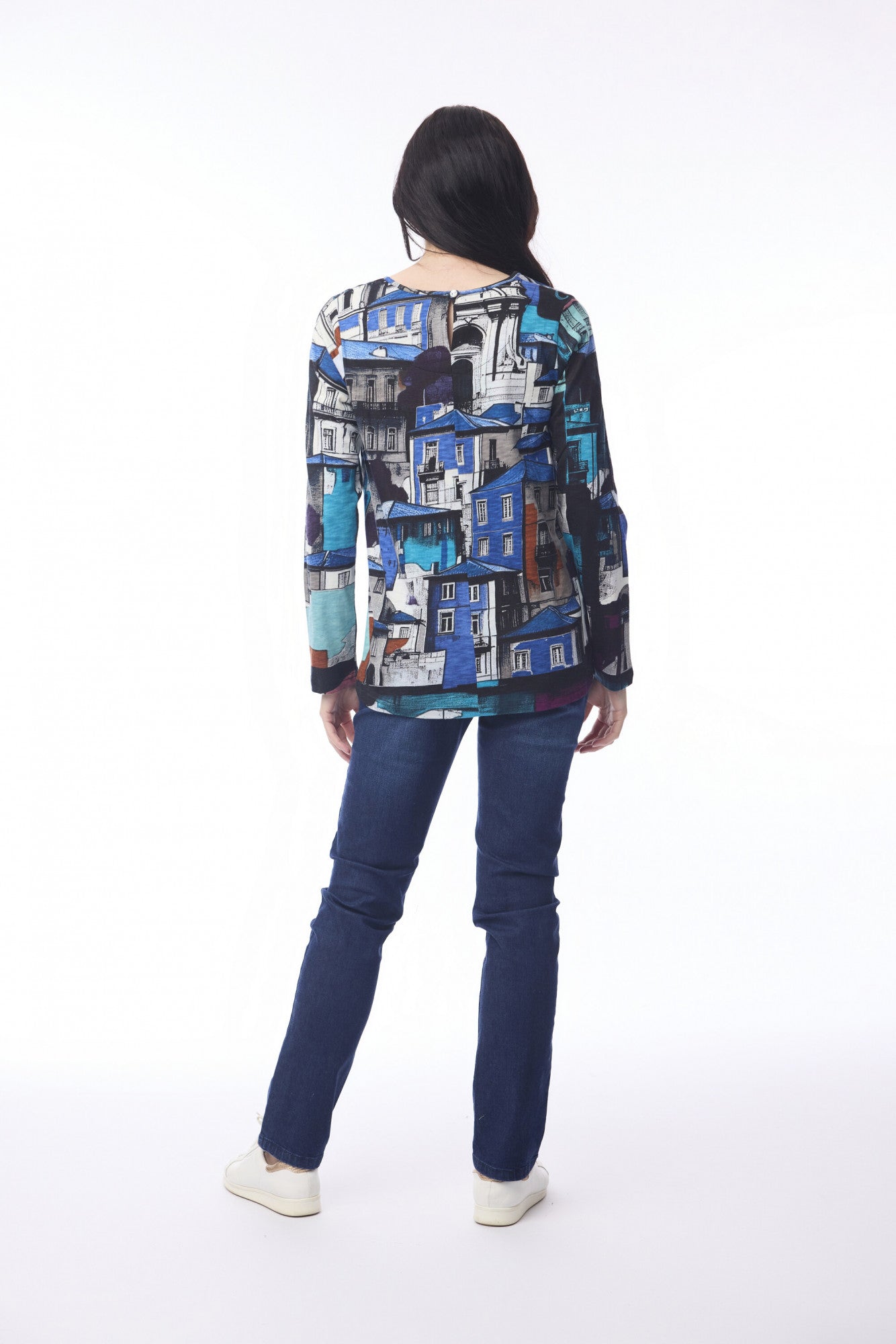 Porto Blue Contemporary Crew T-Shirt