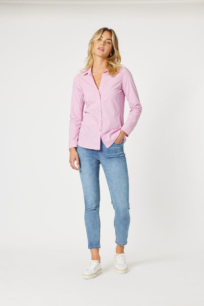 Emma Rib Orchid Detail Shirt