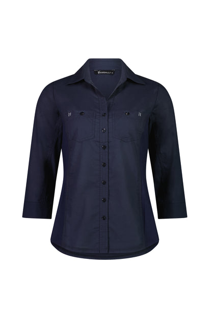 Ink Plain Button Up Shirt