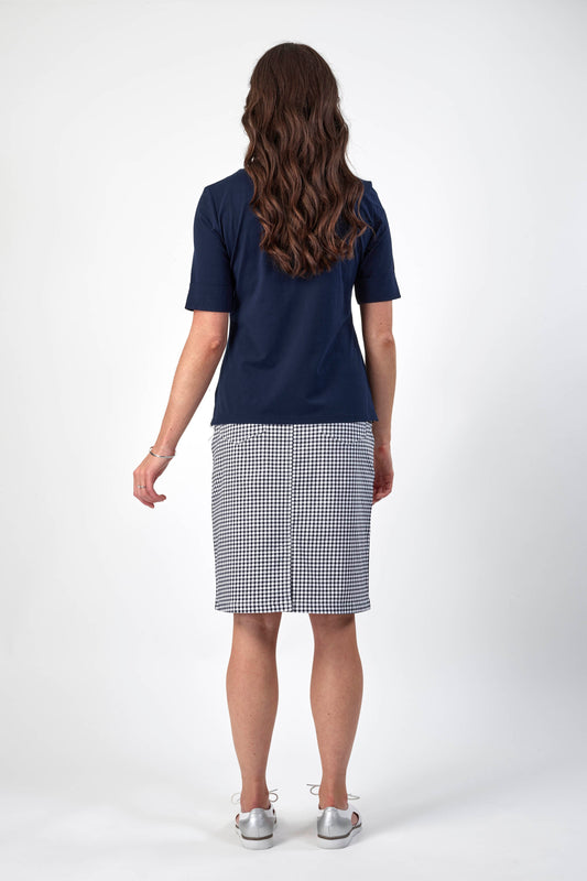 Essential Navy V-Neck Top