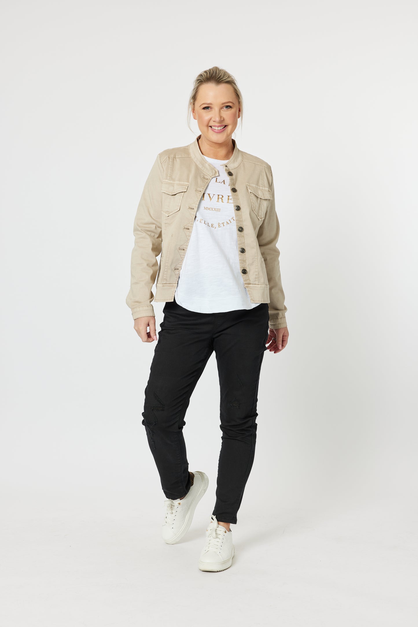 Natural Maggie Denim Jacket
