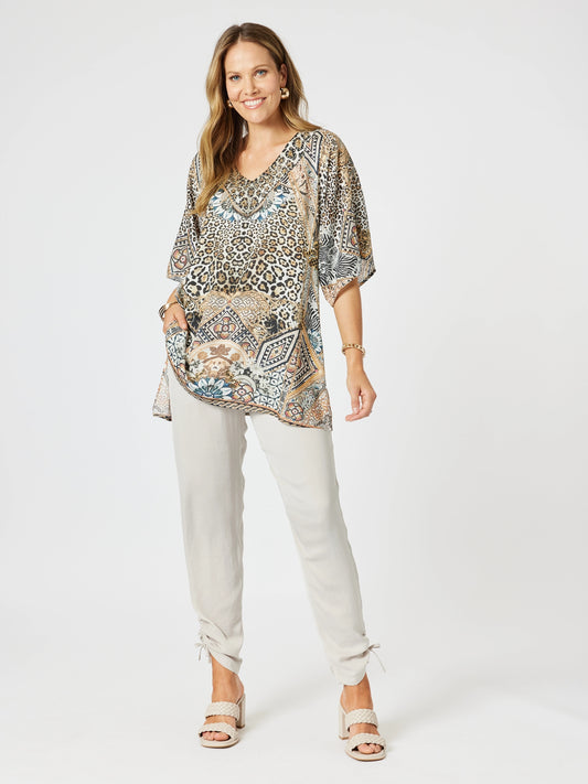 Emerson Animal Print Top