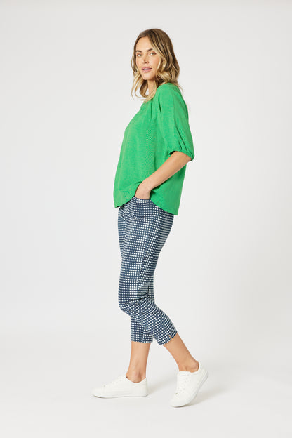 Lino V Neck Top