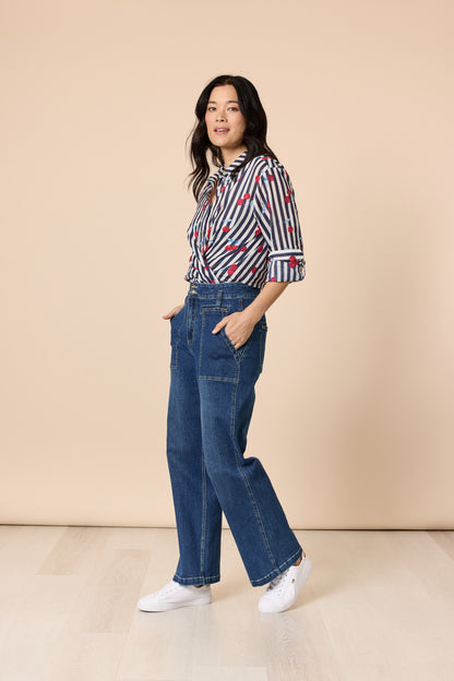 Cherry Stripe Shirt