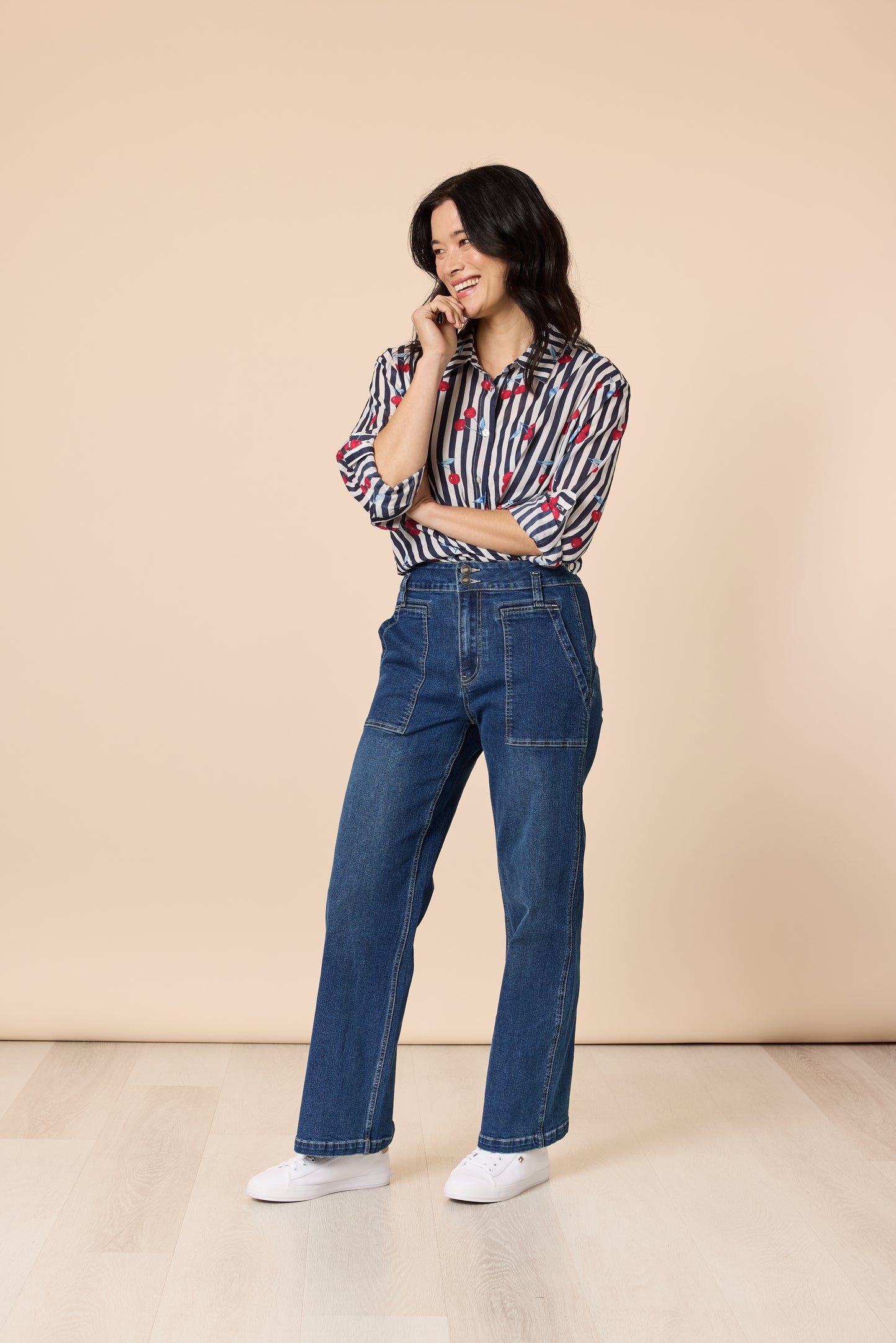 Cherry Stripe Shirt