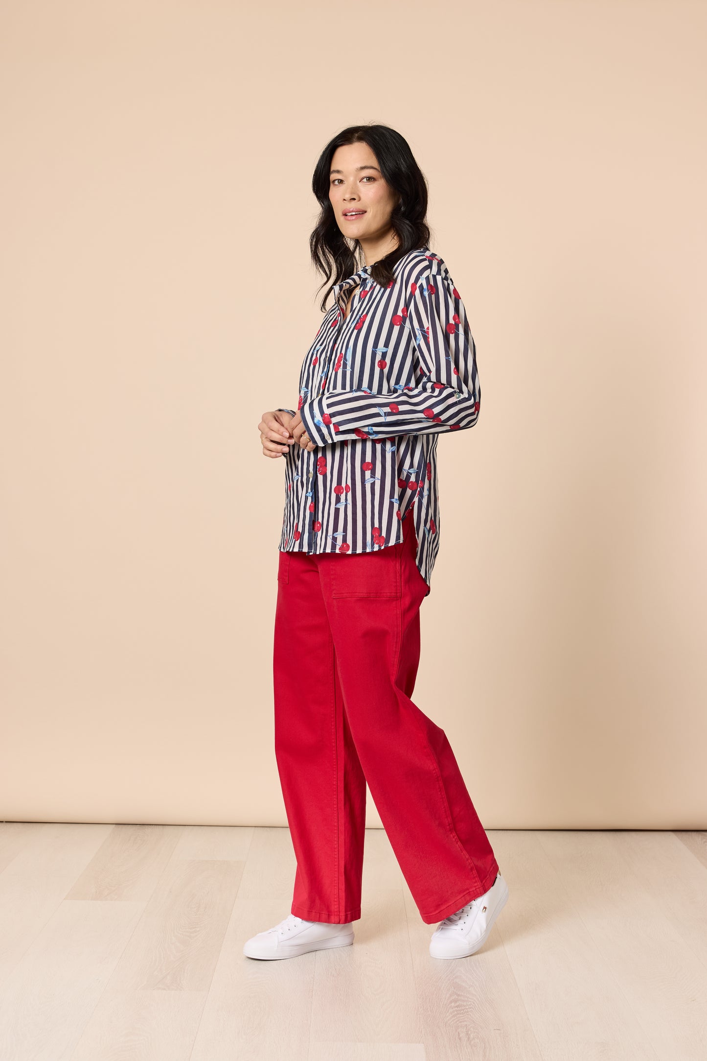 Cherry Stripe Shirt