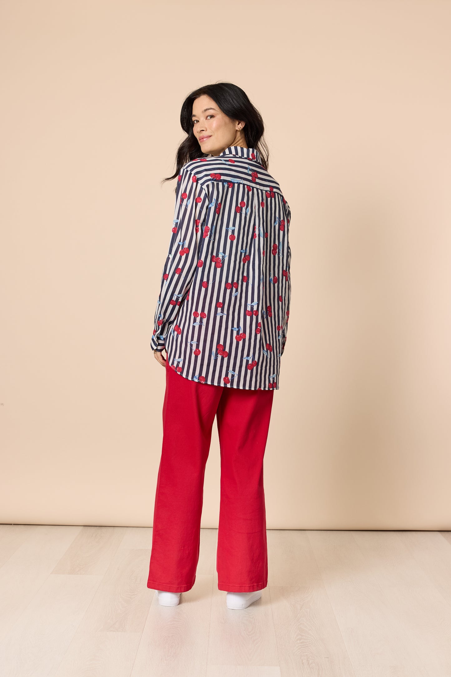 Cherry Stripe Shirt