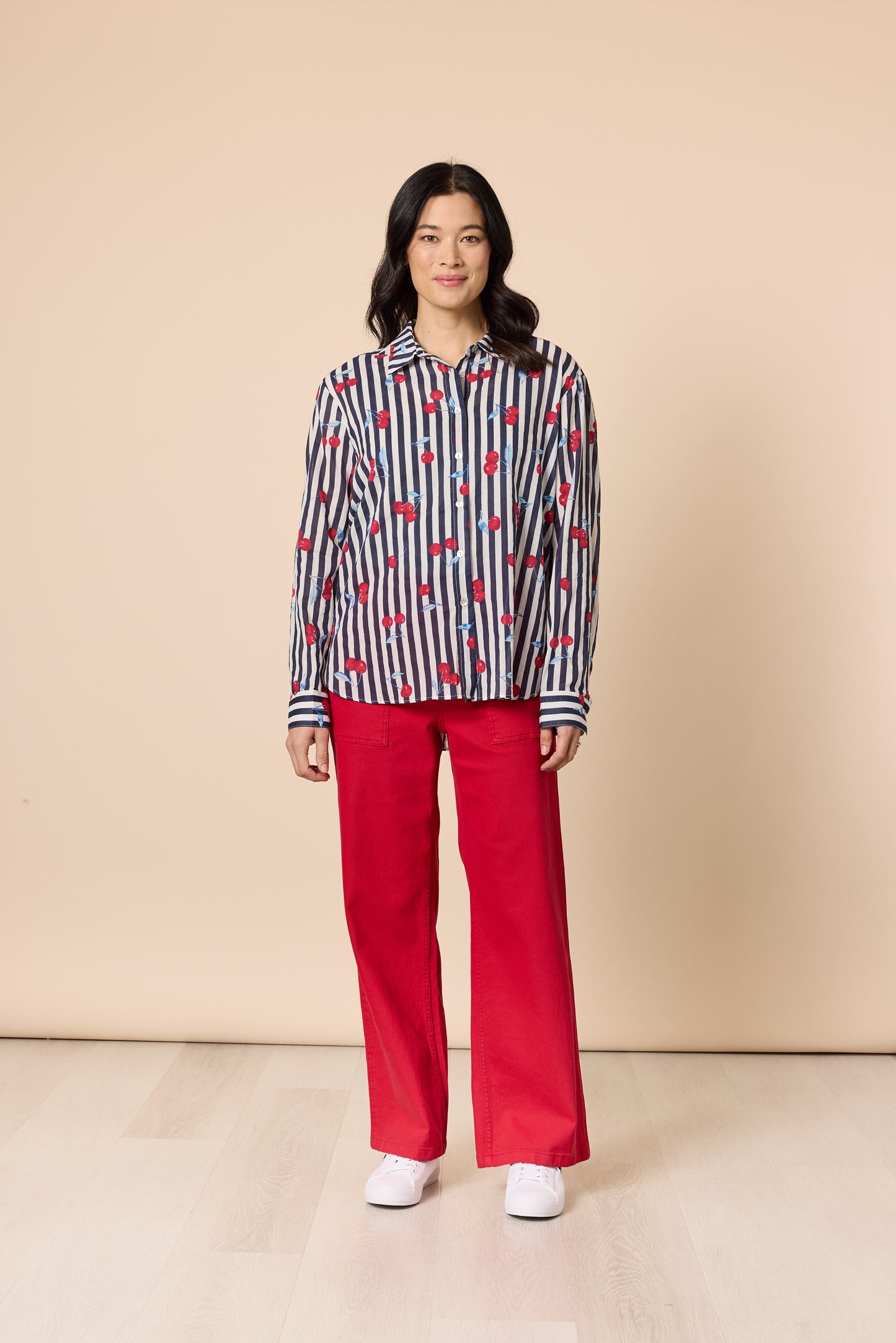 Cherry Stripe Shirt