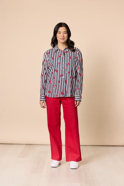 Cherry Stripe Shirt