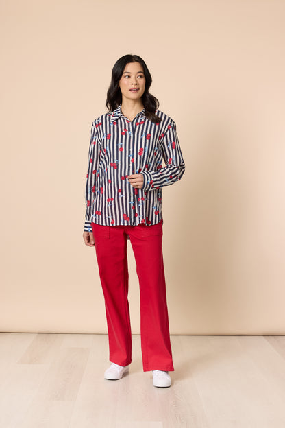 Cherry Stripe Shirt