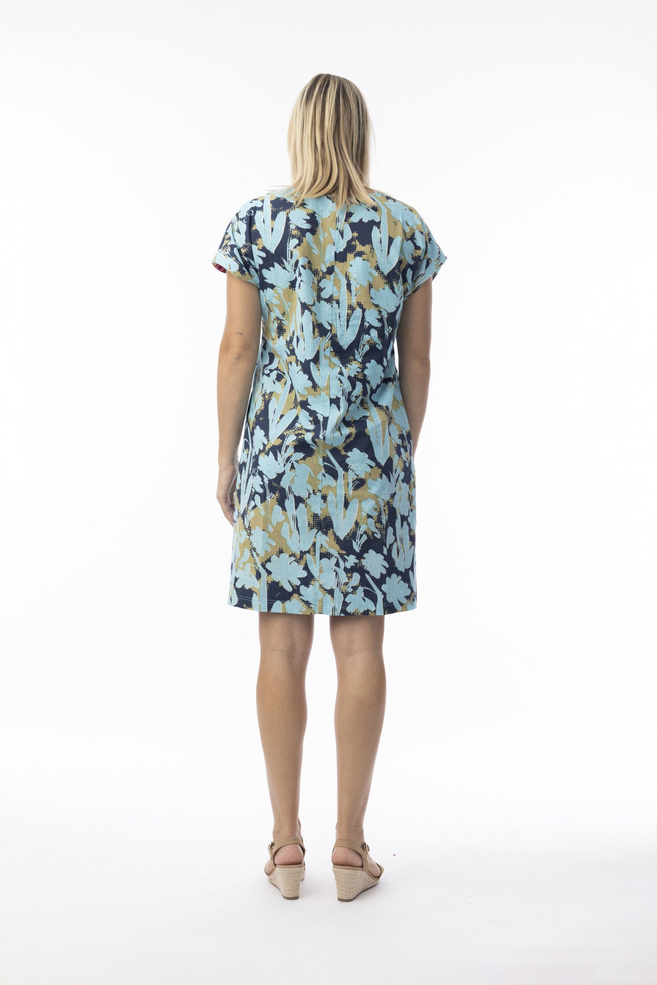 Ikebana Dress Reversible Short Sleeve