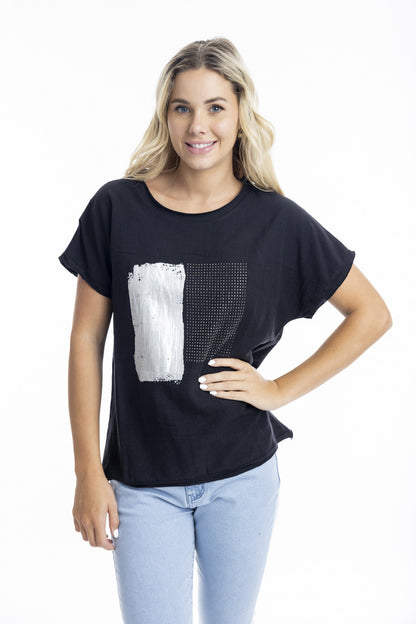 Block Splask Printed Top