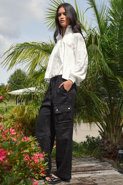 Linen On The Edge Trouser